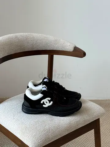 Chanel Black Logo Chunky Sneakers - Size (please message for size)