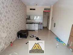 Studio for annual rent in Al Jurf 2, Ajman, featuring an excellent size, central air conditioning, a