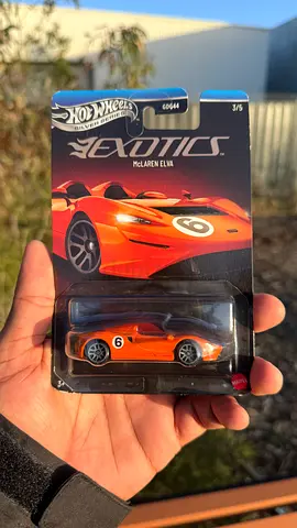 Hot Wheels Exotics McLaren Elva - Orange Diecast Car (New) Silver Series