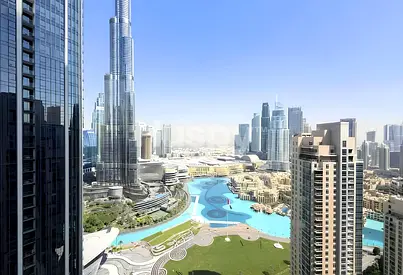 Burj Khalifa View | High Floor | Vacant