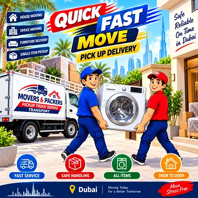 Quick Fast Move Professional and affordable pickup & delivery service for small moves.