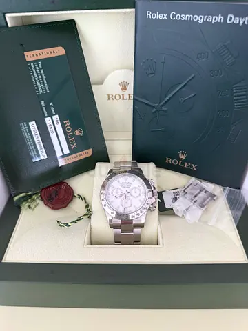 Rolex Daytona 116520 White Dial Full Set RARE APH Error dial AMAZING unpolished original condition
