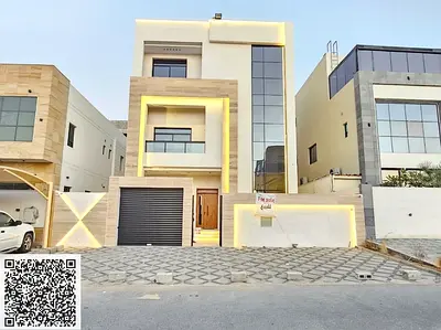 🏡 فيلا فاخرة للبيع في الياسمين – عجمان | 7 غرف ماستر | طابقين + روف | موقع مميز