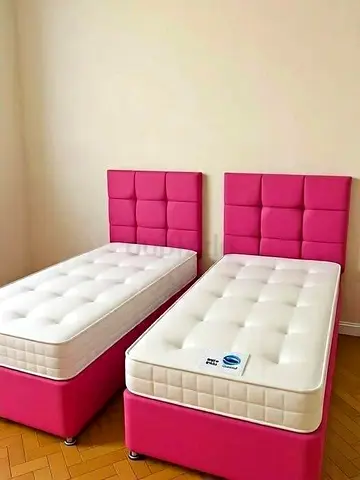 Luxury Fabric Bed Frame With Stylish Modern Design Headboard