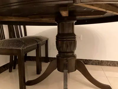 Dining Table - Solid Wood - 195 AED Only - Pickup Today.