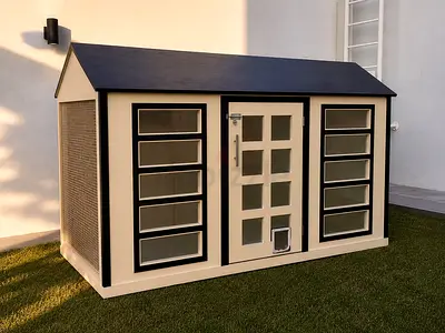 Dog house, Cat house , Pet house , Dog kennel , With AC