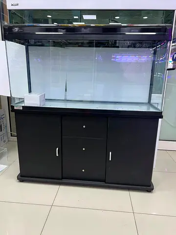 50/80/100/120/150 cm Large Glass Aquarium with Cabinet