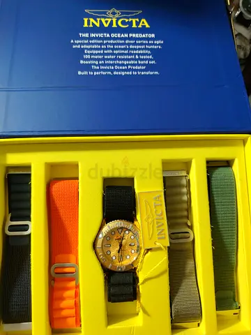 Invicta Quarts with 5 extra strap