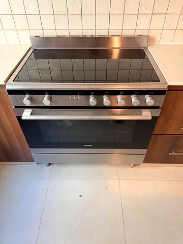 Siemens Ceramic Cooker Stove 90cm 5 Zones 112L oven Digital Display HK9K9V850M