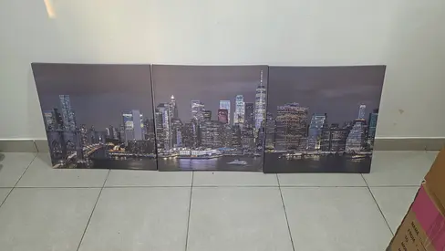 3-Piece New York City Wall Art – FREE Giveaway | Don't call please, only WhatsApp.