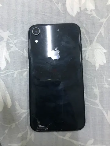 Used iPhone XR (Black) — Good working condition, some back scratches