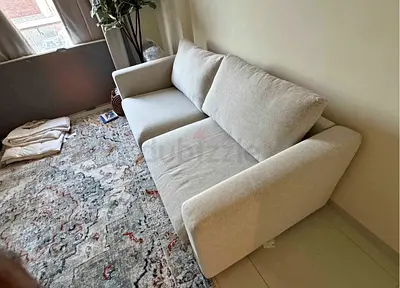 Comfy Cream 2-Seater Sofa bed vimle