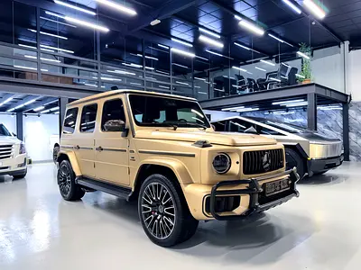 2025 MERCEDES-BENZ G63 AMG MATT GOLD | GARGASH WARRANTY & SERVICE TILL 2030 | FULL CARBON FIBER