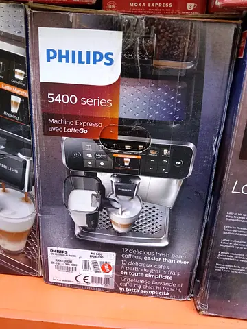 Philips 5400 Series Fully Automatic Espresso Machine (Bean-to-Cup)