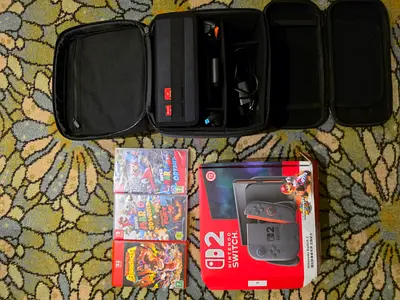 Nintendo Switch 2 – Perfect Condition + 4 Games + Official Accessories
