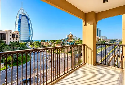BURJ AL ARAB VIEW | FULLY FURNISHED | 4 BED + M
