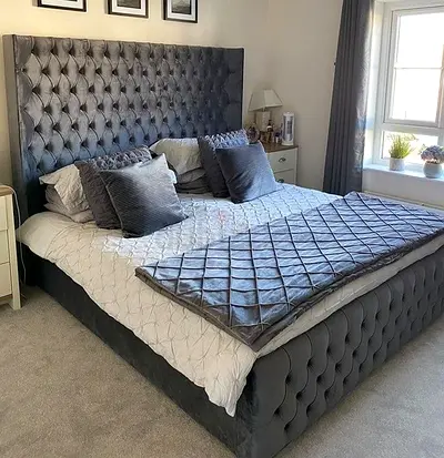 Premium high Quality 200*200 super king size tufted Bed