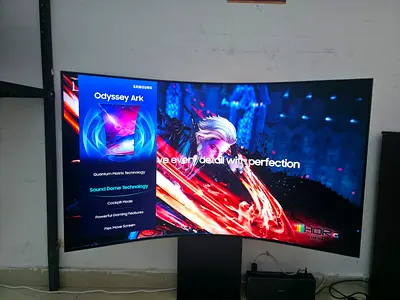 The Samsung Odyssey Ark 55-inch monitor (model S55BG970NM / LS55BG970NMXUE) is a premium, 1000R curv