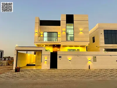 فيلا مقابل المسجد بسعرمميزللبيع شامل الكهرباء والماء والمكيفات ورسوم التسجيل تملك حر تصمييم فلل دبى على شارع 311 مباشرمن المالك مباشر.