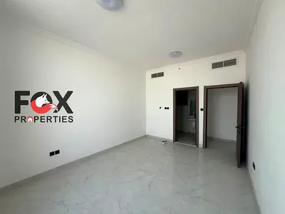 2BR apartment for annual rent in Al Yasmeen, new building, first tenant. 2 bathrooms, AED 43,000/ye