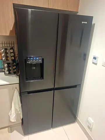 Gorenje 4 door fridge freezer with water dispenser and ice maker same like new condition
