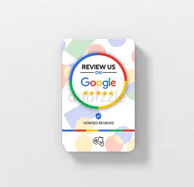 Google Review NFC Card - Contactless Customer Feedback Display Card for businesses