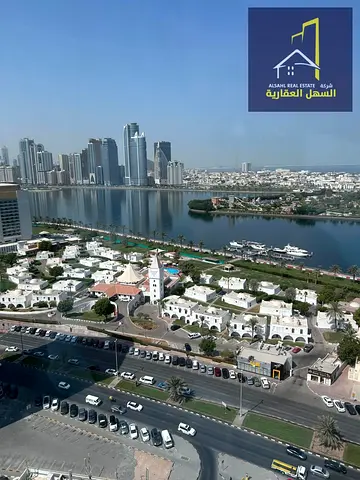 "One of the most beautiful apartments in Al Majaz 1, located in one of the most luxurious towers in
