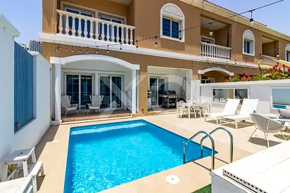 Private Pool, Upgraded, 3 Bed + Maids | Corner Unit