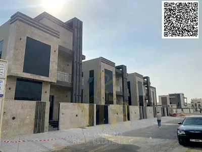 ** فيلا فاخرة بواجهة حجرية للبيع في الياسمين – عجمان!** *تصميم عصري | تشطيبات عالية الجودة | موقع استراتيجي فرصة رائعة لامتلاك فيلا واسعة تناسب العا *