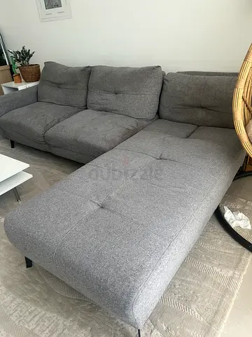 Gray 3-seater sofa - good condition