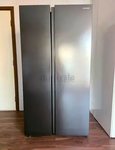 Samsung side by side refrigerator black color freestanding