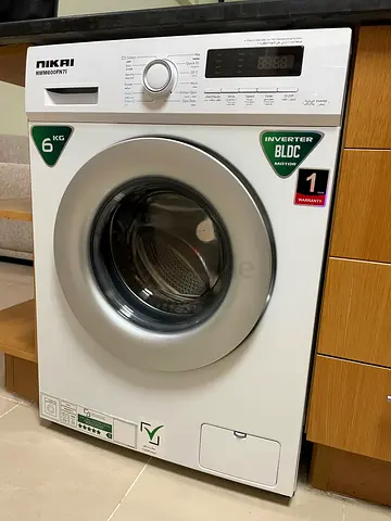 Nikai 6kg Front Load Washing Machine - Inverter BLDC, Excellent Condition