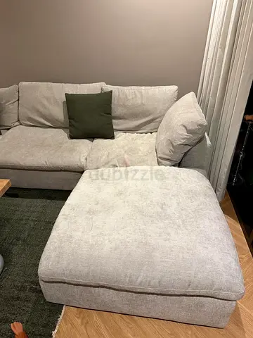 Pan Emirates feather filled sofa