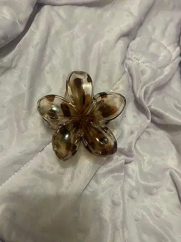 Leopard Print Hair Claw Clip