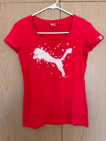 Puma red T-shirt - size XXS