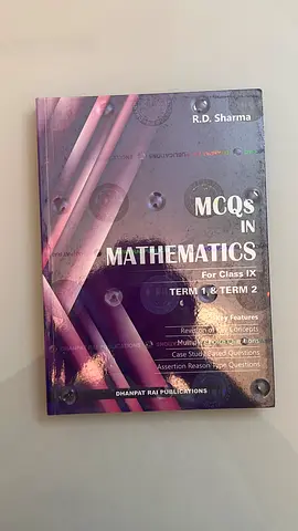 MCQs in Mathematics for Class IX (R.D. Sharma) - Term 1 & Term 2