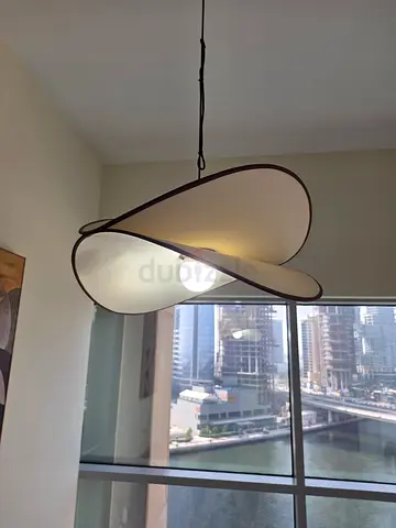Modern sculptural ceiling pendant lamp - used, working