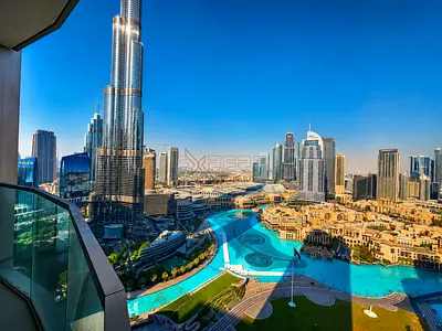Burj & Fountain View | High Floor |Near Dubai Mall
