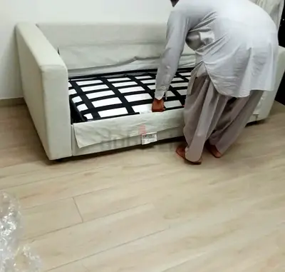 Modern Light Grey Sofa Bed