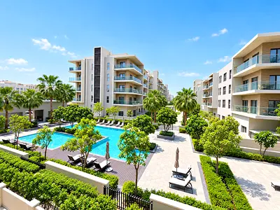 Gated cummunity 2bhk//master room//balcony//pool view