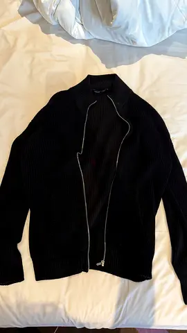 MAAG Zip-Up Knit Cardigan