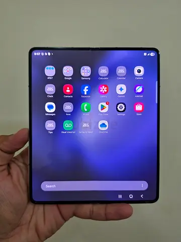 Samsung Z Fold 5 with 25wat charger 12Gb Ram 256Gb storage 1physical+esim imei match body