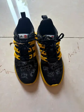 Black and yellow LEGO kids sneakers, used, size available