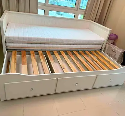 Ikea hemnes day bed with mattress 2