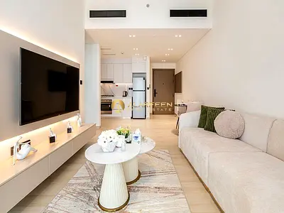 Modern 1BR Apartment | Binghatti Emerald | Balcony & City View