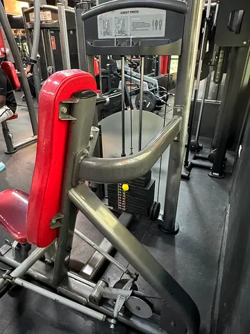 Used seated chest press / pec deck gym machine - sturdy commercial build
