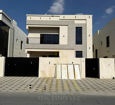 Villa for Sale in Al Bahia | 5 Master Bedrooms | Majlis & Living Hall | Modern Kitchen | Fees Included
