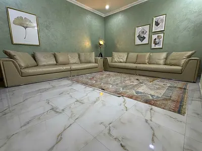 FENDI CASA Luxury Designer Real Leather Sofas