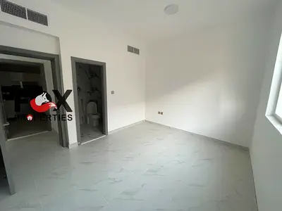 Master 1BR for annual rent in Al Mowaihat 3, first tenant, steps from Ajman Academy and Choueifat School. AED 34,000, 4 or 6 payments, cheque deposit.