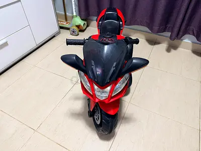 Kids Electric Ride On Toy Motorbike Red and Black